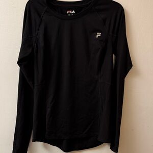 Fila Black Long Sleeve Top